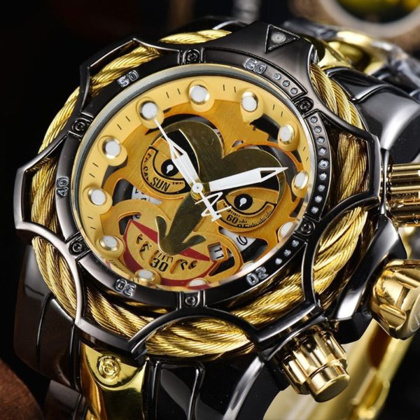 Купить 2021 new men's high-end quartz watch invicta large dial AAA high-quality stainless steel watch chronograph luminous calendar цена вас порадует