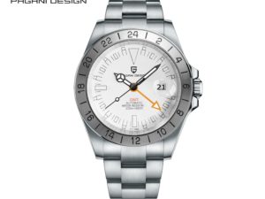 Купить 2021 New Pagani Design Men's Automatic Mechanical Watch 42mm GMT Sports Watch 200m Waterproof Stainless Steel Watch Reloj Hombre цена вас порадует