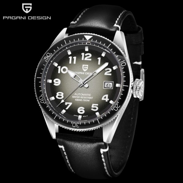 Купить Pagani Automatic Mechanical Stainless Steel Waterproof 100m Watch 1661 Business Simple Sports Mechanical Watch Pagani design цена вас порадует