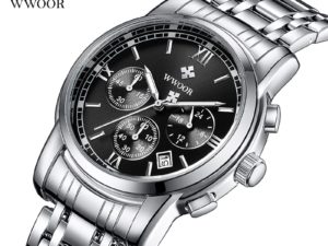 Купить WWOOR 2021 New Sport Men Chronograph Watches Top Brand Luxury Quartz Wrist Watch Man Business Waterproof Clock Relogio Masculino цена вас порадует