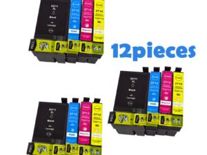 Купить 12pcs T2711 For Epson ink cartridges T2711 T2712 T2713 T2714 for Epson WorkForce WF-7110 WF-7610 WF-7620 WF-3620 WF-3640 printer цена вас порадует