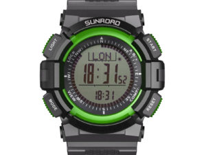 Купить SUNROAD Men's Sports Digital Watches-Compass Barometer Altimeter Pedometer Green Clock Relogio Digital Wristwatches цена вас порадует