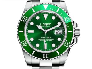 Купить Relojes Hombre LOREO Watch Men Sport Automatic Mechanical Clock Mens Watches Top Brand Luxury Waterproof 200m Watch Dropshipping цена вас порадует