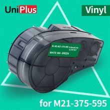 Купить UniPlus Green Label Tapes M21-375-595 GN Replace Brady Label Maker Vinyl 0.375 inch Laboratory Tape for BMP21 PLUS Label Printer цена вас порадует